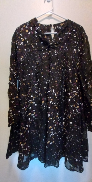 Club Monaco Women's Size 8 Chiffon Dress - Picture 2 of 5